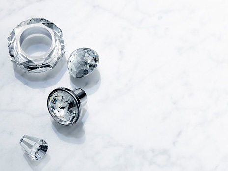 Manijas y perillas en cristal